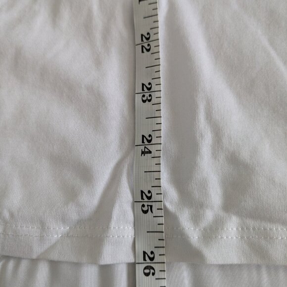 T Tahari Top Size 3X White Crochet Scalloped Lace Short Flutter Sleeves NWT Airy - Picture 14 of 14